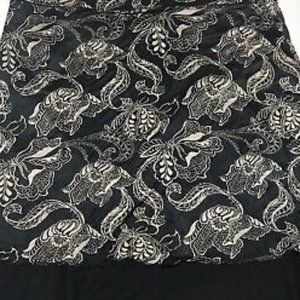 Skirt Women's Black Brown Face Cream Reversible Black Active Yoga-